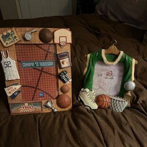 Basketball picture frames